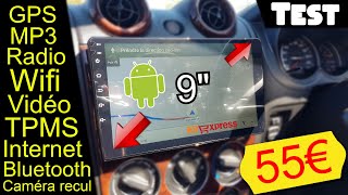 quotTestquot Autoradio GPS android à écran géant pour moins de 60€ 😍 BON PLAN 😍 [upl. by Nerty]