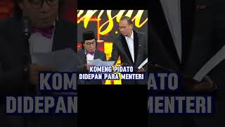 Komeng pidato didepan para menteri komeng pidato shorts [upl. by Nered607]