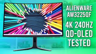 4K 240Hz QDOLED But Curved  Dell Alienware AW3225QF Review [upl. by Haidedej]