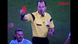 Manchester City vs Barcellona 0 2 Fake Penalty foul on Messi Demichelis red card [upl. by Hildegard]