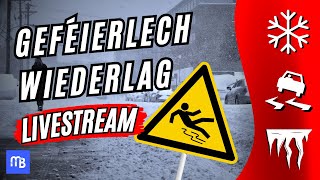 LIVE SCHNÉI a GLËTZ bréngen e Mëttwoch eng geféierlech Wiederlag [upl. by Otnicaj]