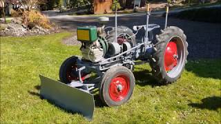 1948 Gibson Model D Tractor with Petter AC1Z Diesel Engine  New Paint [upl. by Stoeber]