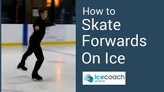 Learn How to Skate Forward on The Ice [upl. by Oleusnoc]