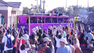 ANNUAL GULF COAST CARNIVAL ASSOCIATION MARDI GRAS PARADE BILOXI MS 2018 [upl. by Vikky]