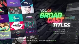 TypeXText Animation Tool  Broadcast Titles Pack  Free After Effects Template From Videohive [upl. by Guillermo]