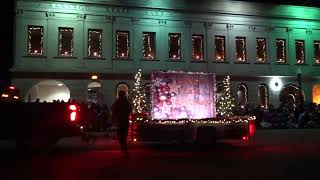 🎅West Baraboo Float 2023 Baraboo Christmas Light Parade [upl. by Ueihttam123]