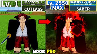 Beating Blox Fruits as Shanks Lvl 0 to Max Lvl Full Human v4 Awakening Noob to Pro in Blox Fruits [upl. by Atile458]