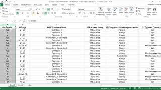 How to code a questionnaire on Google Forms using Excel and SPSS [upl. by Rima]