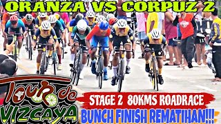 TOUR DE VIZCAYA 2024 STAGE 2 BUNCH SPRINT REMATIHAN RONALD ORANZA VS MERVIN CORPUZ REMATCH [upl. by Euphemia]