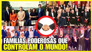 As Familias mais PODEROSAS e influentes na POLÍTICA que CONTROLAM o Mundo [upl. by Llehcam676]