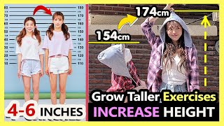 FAST HEIGHT INCREASE EXERCISE 46 INCHES AT HOME  Grow Taller Exercises Before Age 18 [upl. by Annaet]