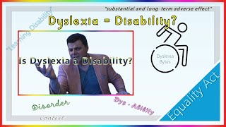 Is Dyslexia a Disability [upl. by Rehc]