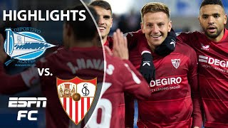 Sevilla advances in the Copa del Rey thanks to Ivan Rakitic  ESPN FC Highlights [upl. by Bathelda]