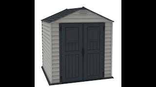 Duramax 7x7 StoreMax Plus Outdoor Storage Shed Installation [upl. by Gnanmos761]