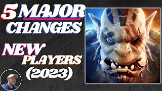 5 Major changes for NEW or Returning players in 2023  Awaken Chaos Era [upl. by Yliah]