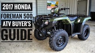 2017 Honda FourTrax Foreman 500 ATV Model Lineup Explained  Differences  Model ID Breakdown [upl. by Steady654]