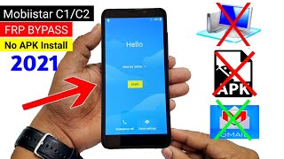 Mobiistar C1C2 FRP UNLOCK 2021 Without PC🔥🔥🔥 [upl. by Wilkens789]
