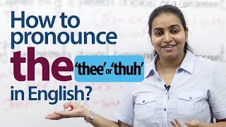 How to Pronounce quotthequot in English  English Pronunciation amp Grammar lesson [upl. by Eilra696]