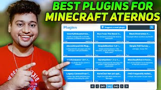 Best Plugins For Minecraft Server Aternos  Top 5 Best Aternos Plugins [upl. by Ahsikit]