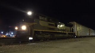 NS 1068 Erie Heritage Unit leads NS 110 [upl. by Aynad]