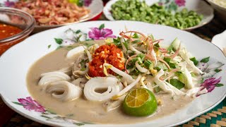 LAKSAM yang kenyal lembut amp kuah sedap semangkuk tak cukup [upl. by Tnafni]