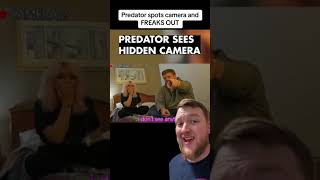 Predator spots camera and FREAKS OUT [upl. by Eecyac]