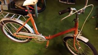 How to Remove a Cottered Crank on a Royce Union Folding Bike [upl. by Llessur]