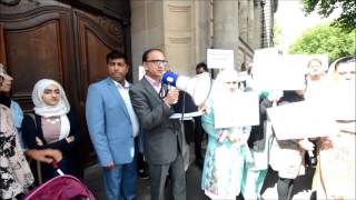 Protest over changes at Streetly Crematorium and Cemetery [upl. by Aisac]