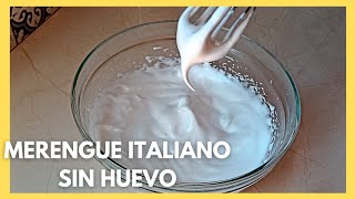 MERENGUE SIN HUEVO 🥚❌❌❌ EL FUTURO ES VEGANO [upl. by Oreves531]