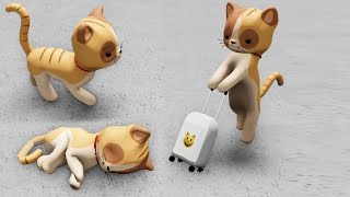 Cute Cats Working At Airport  Roblox Obby [upl. by Milewski]