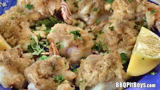 EASY STUFFED SHRIMP  Seafood  Recipe  BBQ Pit Boys [upl. by Rebma]