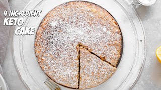 Easy Almond Flour Cake Using Just 4 Ingredients  Gluten Free Recipes [upl. by Akirret]