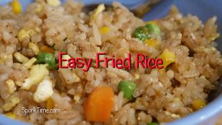 Easy Fried Rice no WOK method [upl. by Munshi]