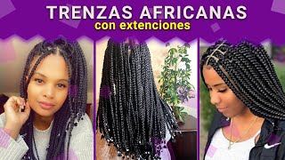 Cómo Hacer TRENZAS AFRICANAS Paso a Paso  🎀TRENZAS AFRICANAS Con KANEKALON para PRINCIPIANTES FÁCIL [upl. by Bevvy]