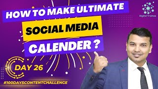 How To Create Social Media Content Calendar Template From Scratch And Implement It [upl. by Keily]