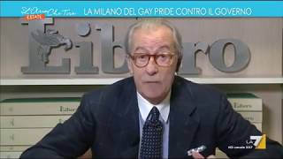 Feltri gay pride Quali diritti minacciati Milano è un vivaio di finocchi li chiamo ricchioni [upl. by Sanders158]