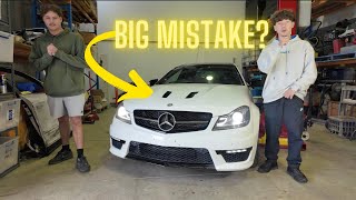 WE BOUGHT A BROKEN 507 EDITION C63 AMG it wont start [upl. by Nadruoj]