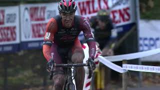 Mathieu van der Poel soleert in Jaarmarktcross Niel [upl. by Chaiken]