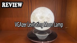 VGAzer Levitating Moon Lamp Review Office decoration unique holiday gifts [upl. by Ynffit]