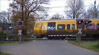 Spoorwegovergang Gildehaus D  Railroad crossing  Bahnübergang [upl. by Akkina]