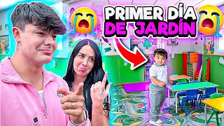 PRIMER DIA DE JARDIN DE ISABELLA🥹😱 Carlos amp Adri [upl. by Cornelia]