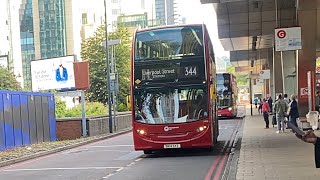 Journey on Route 344  Enviro 400H  2450 SK14SYZ [upl. by Aicenev766]