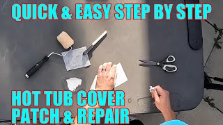 Hot Tub Cover Fix  Quick and Easy Repairs to Extend the Life of Your Cover [upl. by Mini]