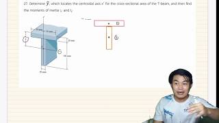 Moments of Inertia Engineering STATICS บทที่ 10 Moments of Inertia for Composite Areas ต27 9 [upl. by Flin]