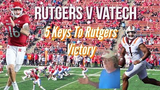 BATTLE AT BLACKSBURG Will Rutgers Steam Roll Virginia Tech Again Recap of Big Ten Weekend [upl. by Artenra]