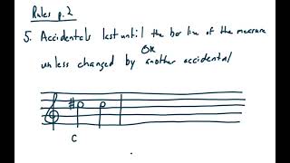 Music Theory 17 Accidentals [upl. by Pier]