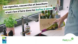 Bep bulles à verre retirer les bouchons en Liège [upl. by Hoo]