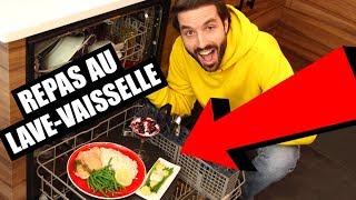 JE FAIS UN REPAS COMPLET AU LAVE VAISSELLE  CARL IS COOKING [upl. by Llevert547]