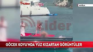 Göcek Koyunda yüz kızartan görüntüler [upl. by Narcis]