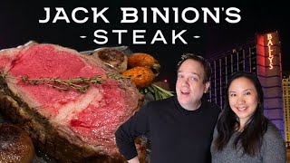 Las Vegas ULTIMATE Steakhouse Dinner Jack Binions Steak NEW Restaurant Horseshoe Vegas Ballys [upl. by Eanal]